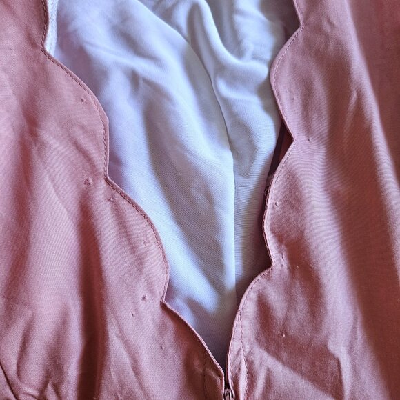 Size M Vintage 1980s Puff Sleeve Maxi Dress As Is - Picture 10 of 12